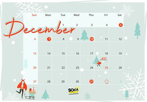 Hello December “download Our December Calendar Now And Start Planning