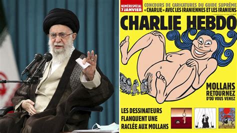 Las Caricaturas Sobre El Ayatollah Khamenei Que Publicó Charlie Hebdo Y