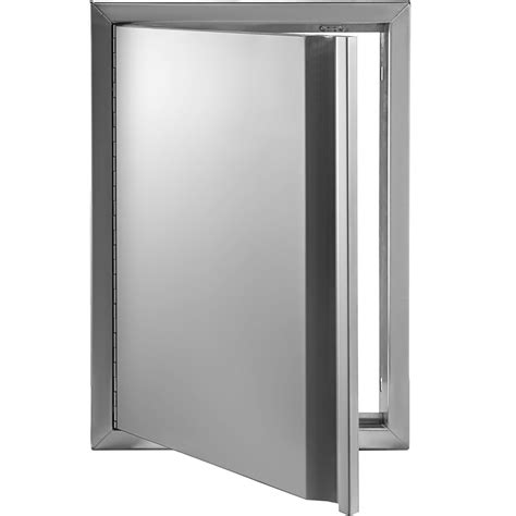 Doors with sidelites and transoms come with aluminum frame thermo. BBQ Access Door Outdoor Kitchen Doors Stainless Steel ...