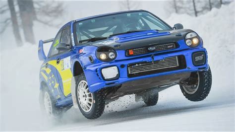 420hp Subaru Impreza Wrx Sti Snow Specd In Action At Livigno Ice Track