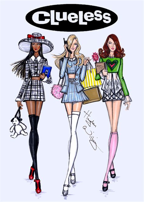 10 clueless movie stock illustrations and clipart. Hayden Williams Fashion Illustrations: Clueless 18th ...