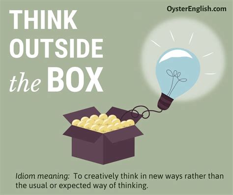 Idiom Think Outside The Box Meaning And Examples