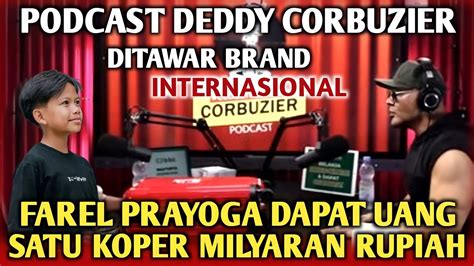 Spesial Deddy Corbuzier Hadiahi Farel Prayoga Uang Tunai Milyaran Rupiah Menjadi Brand