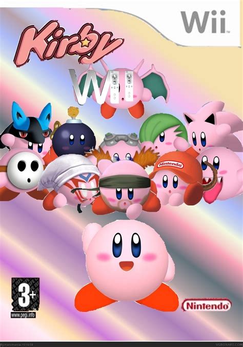 Viewing Full Size Kirby Wii Box Cover