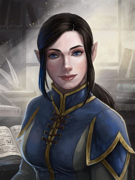 portrait commission of a wow character cassandra redwood character portraits dungeons and