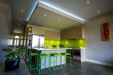 It can make you feel depressed if its too low and also can liven up your mood if it is used bright colors. New kitchen pop design and false ceiling ideas 2019