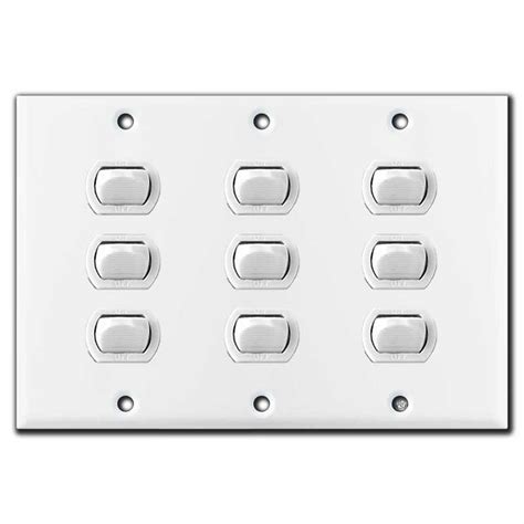 White Despard Pilot Lights For Stacked Switch Plates
