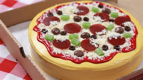 How To Make Pizza Cake Youtube