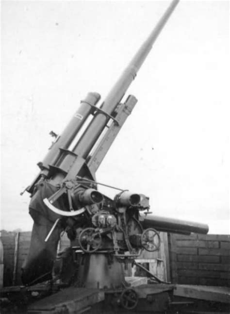Flak 88 Gun Ready To Firing Against Aircraft World War Photos