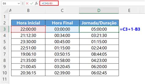 Calcular Horas Noturnas No Excel Horas Negativas Guia Do Excel Hot