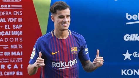 philippe coutinho completes record transfer to barcelona from liverpool espn fc