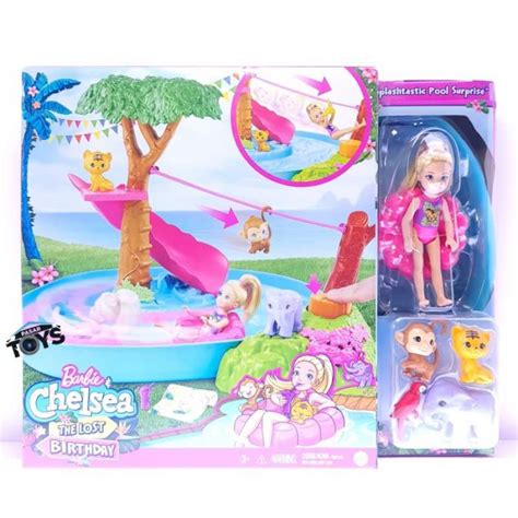 Promo Barbie Chelsea The Lost Birthday Splashtastic Pool Surprise