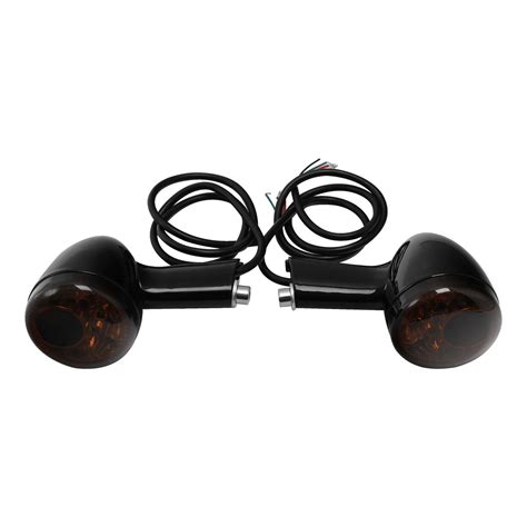 Rear Turn Signals Led Amber Light Fit For Harley Sportster Xl 883 1200