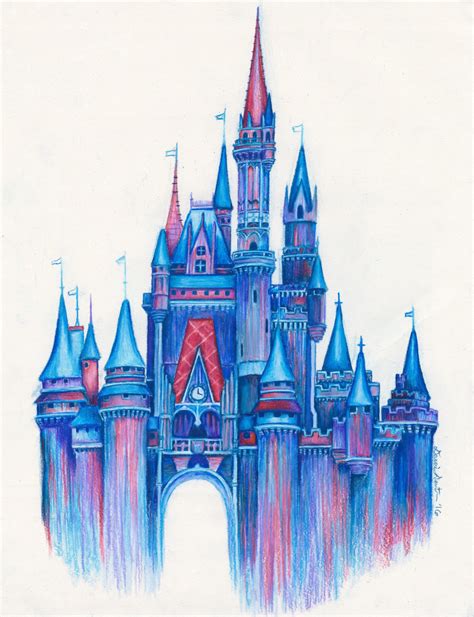 Disney Castle Drawing At Getdrawings Free Download