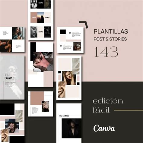 Plantillas Editables En Canva Para Redes Sociales Color Blanco Minimal