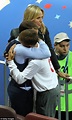 Gareth Southgate embraces family after England's World Cup defeat ...