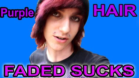 Faded Purple Hair Sucks Youtube