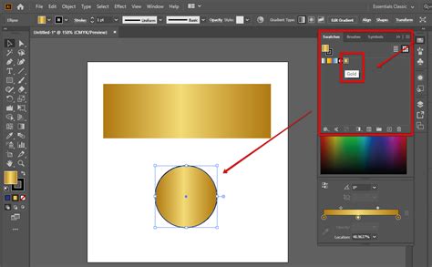 How Do You Make A Gold Color In Illustrator