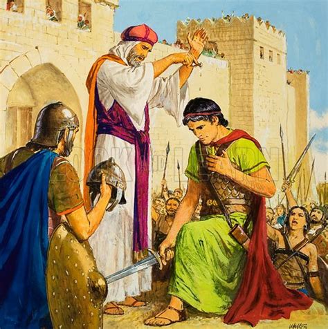 Young King David Anointed