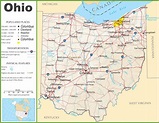 Ohio highway map