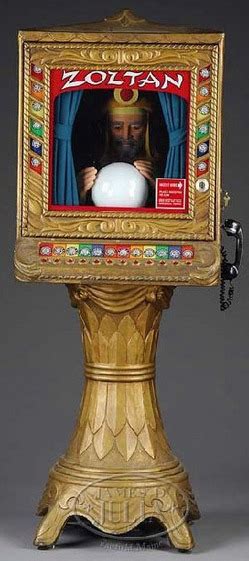 Arcade Zoltan Fortune Teller Swami And Crystal Ball Recorded Messages