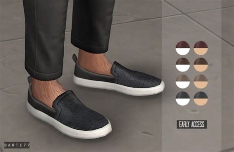 Leather Slip Ons P At Darte77 Sims 4 Updates