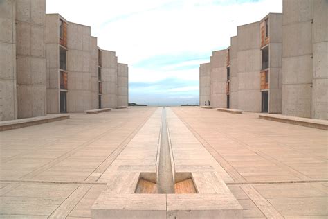 Louis Kahn Salk Institute In La Jolla California Architectural Digest