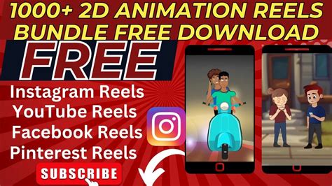 1000 2d Animation Funny Reels Bundle Free Download Instagram Reels