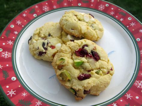 The Girly Girl Cooks Cranberry Pistachio Christmas Cookies Great