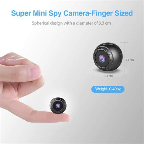 Mini Spy Camera ZZCP 1080P Full HD Small Wireless Hidden Cameras