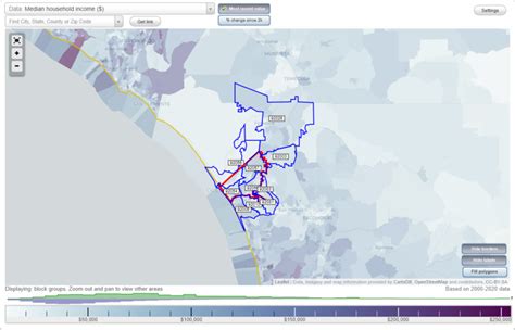 Oceanside California Ca Zip Code Map Locations Demographics