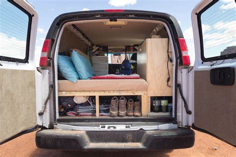 Van Build By Mary Blouin Cargo Van Conversion Camper Van Conversion