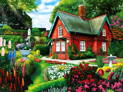 Download House Scenery Wallpaper By Williamturner Beautiful Home