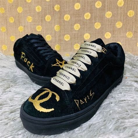 Authentic And Super Rare Limited Edition Chanel X Smfk Vans Collab