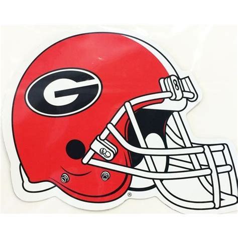 Shop georgia football stickers created by independent artists from around the globe. Georgia Decal Football Helmet 6"