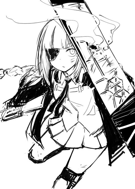 M16a1 Drawn By 순수한 불순물 Girls Frontline Horror Art Kawaii Anime Girl