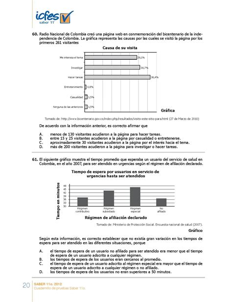 Cuadernillo De Orientaciones Sobre Pruebas Saber 11° By Pedro Soto Issuu