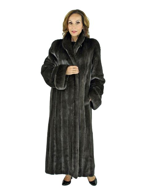Ranch Mink Fur Coat Womens Fur Coat Large Estate Furs