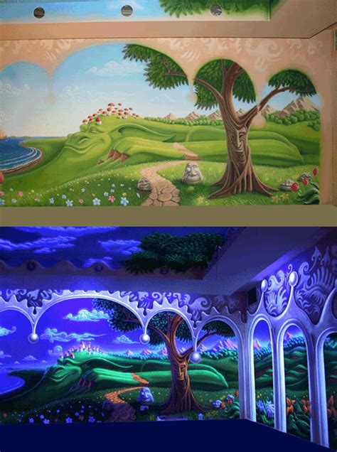Invisible Uv Light Paints Acmelighteu Baby Nursery Murals