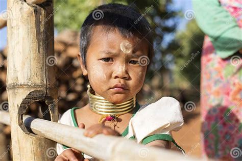 Long Neck Child Myanmar Editorial Stock Photo Image Of Chiang 68522563