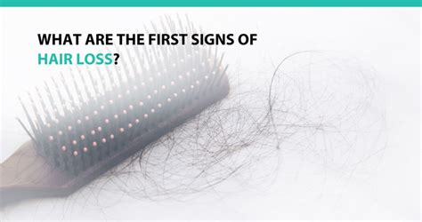 What Are The First Signs Of Hair Loss Advanced Medical Hair