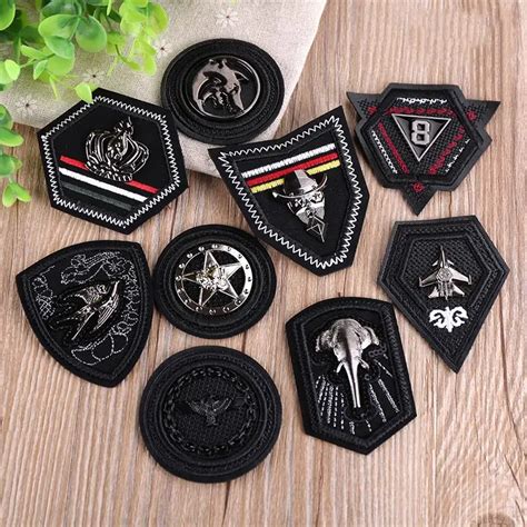Buy 12pcslot New Embroidered Emblem Patches Iron On