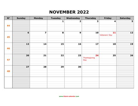 Free Printable Calendar 2023 And 2022 November 2022 Calendar Images