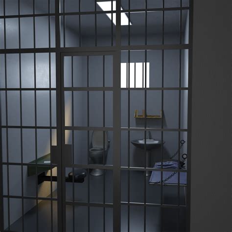 Prison Cells Free 3d Model Fbx Free3d
