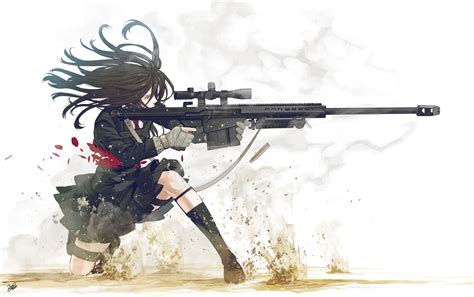100 Wallpaper Anime Girl Weapon