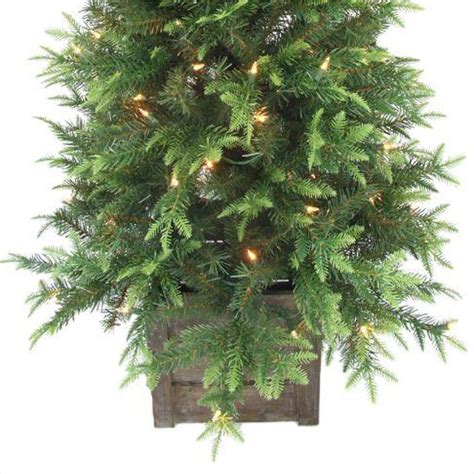 Home Accents Holiday 4 Ft Pre Lit Grand Fir Potted