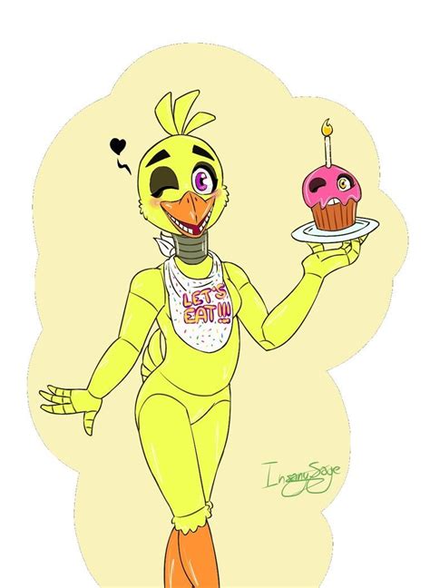 Chica The Chicken Will Fill Your Belly By Insanysage Fnaf Art