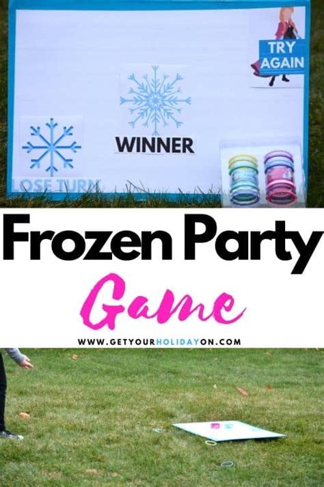 Diy Frozen Party Game And Craft Get Your Holiday On