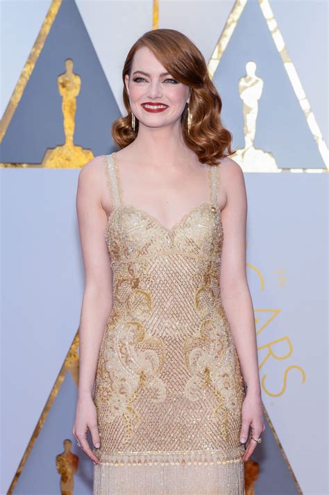 Emma Stone Oscars 2017 Red Carpet In Hollywood • Celebmafia