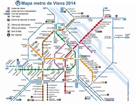 30 Vienna Metro Station Map Maps Database Source